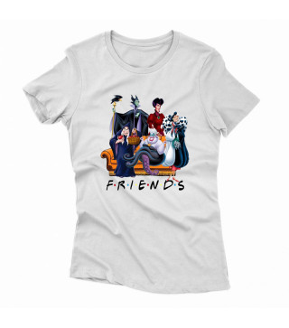 Camiseta Villanas Friends blanca